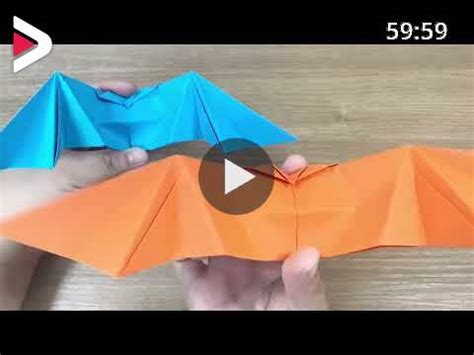 How To Make A Paper Flapping Bat Easy Origami Bat