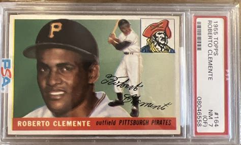 Topps Roberto Clemente Pirates Rookie Rc Hof Psa Of Ebay