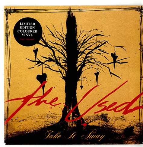 The Used Take It Away Red Vinyl Uk 7 Vinyl —