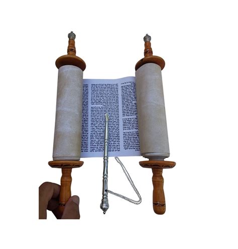 Judaica Beautiful Sefer Torah Scroll Hebrew Jewish Bible 32 CM Etsy