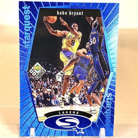 Kobe Bryant Ud Choice Starquest Blue Sq Upper Deck La