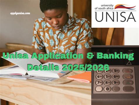 Unisa Application Banking Details Unisa Ac Za