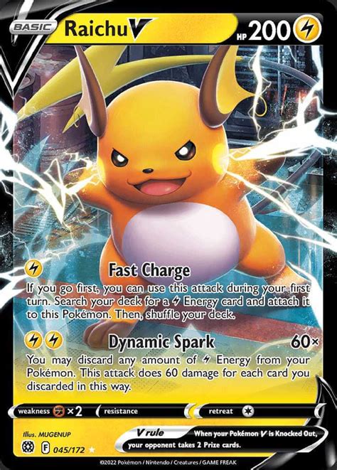 Raichu V Deck And Probably Miraidon Ex V2 PokemonCard