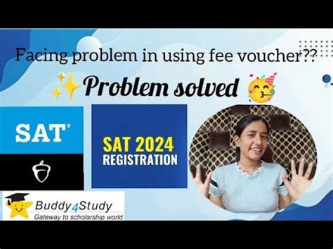 HOW TO CLAIM SAT FEE VOUCHER BUDDY4STUDY FEE VOUCHER SAT Fee Voucher