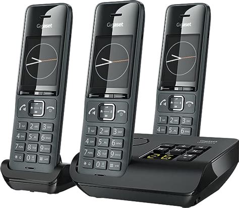 Gigaset Comfort 520A Trio 3 Cordless DECT Phones With Answering