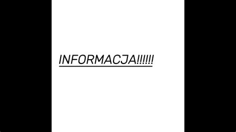 Ważna Informacja YouTube