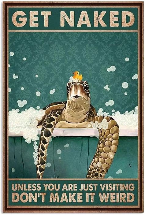 Amazon Vintage Sea Turtle Tin Signs I Choose You Funny Bathroom