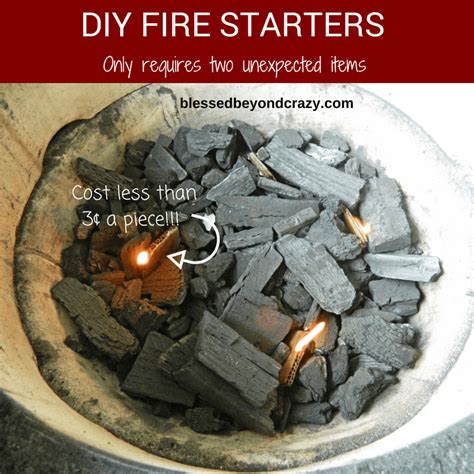 DIY Fire Starters: Only requires two unexpected items!