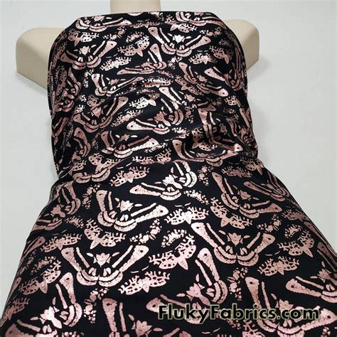 Butterflies And Moths In Rose Gold Foil Way Stretch Nylon Spandex Bikini Swimsuit Swimwear