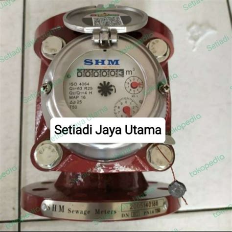 Promo Flow Meter Shm Flange Inch Meteran Air Limbah Shm Diskon