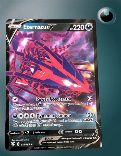 Eternatus V 116 189 Darkness Ablaze TCG Coleccionistas