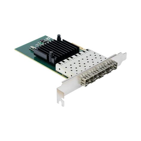 Inter Tech Argus PCIe X4 Quad Gigabit Adapter ST 7212 SFP