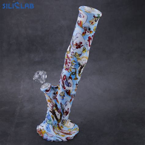 Siliclab Wholesale Dab Rig Smoking Pipes Water Pipe Smoking Tobacco Silicone Smoking Pipes Glass