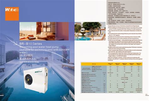 Swimming Pool Heat Pumps Wotech Wbr B Series H H