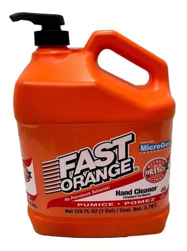 Crema Limpiadora De Manos Fast Orange Para Uso Automotriz Meses Sin