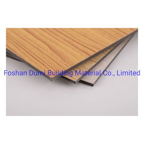 Wood Grain Aluminum Composite Panel Acp Acm Aluminum Composite Material