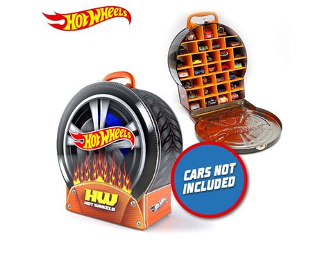 Hot Wheels Hwcc Wheel Shaped Storage Car Case Up To Vehicles