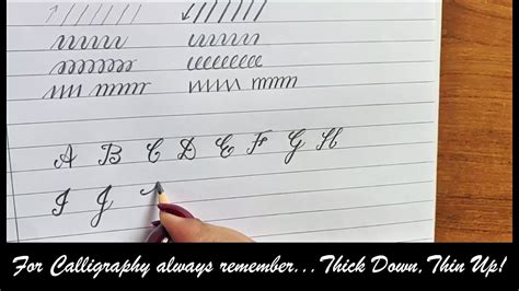 How To Write Alphabets In Calligraphy Pencil Calligraphy Pencil