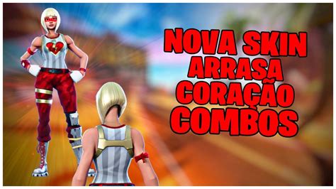 Mostrando A Nova Skin Arrasa CoraÇÃo And Combos Fortnite Youtube