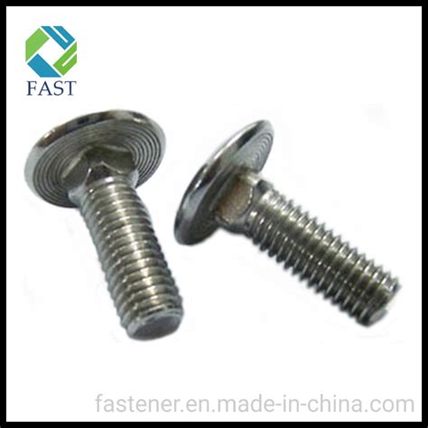 Din603 Stainless Steel Round Head Square Neck Carriage Bolt Carriage