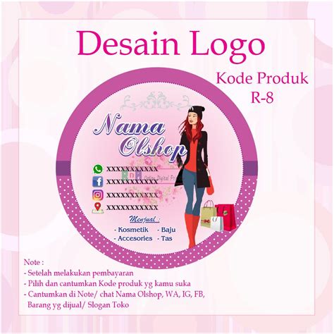 Detail Contoh Desain Logo Olshop Koleksi Nomer