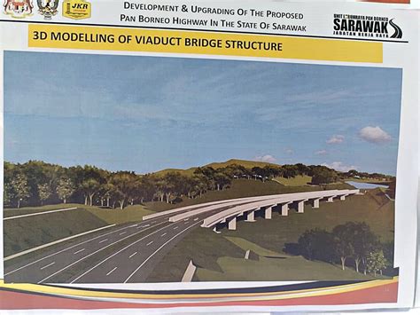 Construction Of Viaduct At Pan Borneo Highway Section Near Miri Set To