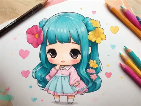 kawaii cute easy drawings Image – Free AI Drawing Generator | Makepix