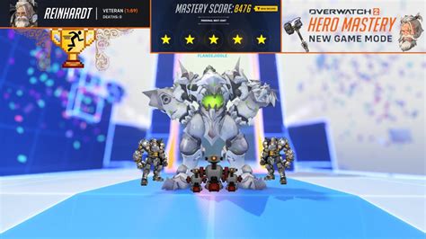 Overwatch Hero Mastery Reinhardt Veteran Stars Score Strategy