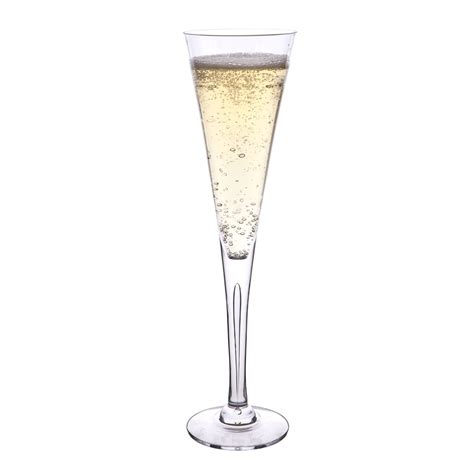 Dartington Crystal Sharon Champagne Flutes Black By Design