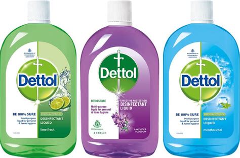 Dettol Surface Disinfection 15l Kit Lavender Lime Menthol 500ml