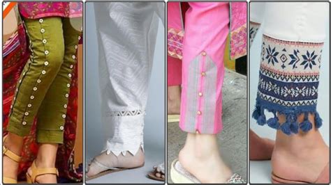 Beautiful Latest Stylish Trousers Poncha Shalwar Palazzo Pants Designs