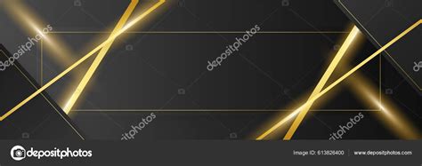 Black Gold Abstract Banner Background Stock Vector by ©salmanalfa 613826400