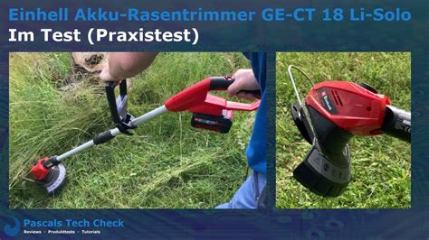 Einhell Power X Change Akku Rasentrimmer Ge Ct Li Kit X Ah