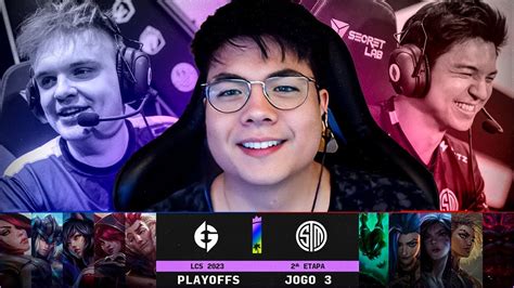 Evil Geniuses X Tsm Jogo Lcs Playoffs Dia Ilha Das