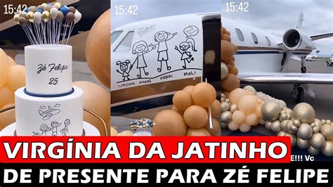 Virginia Fonseca D Jatinho De Presente Para Para Z Felipe Pra Levar