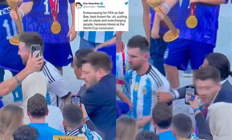 Fans Slam Salt Bae For Harassing Lionel Messi After Star Player