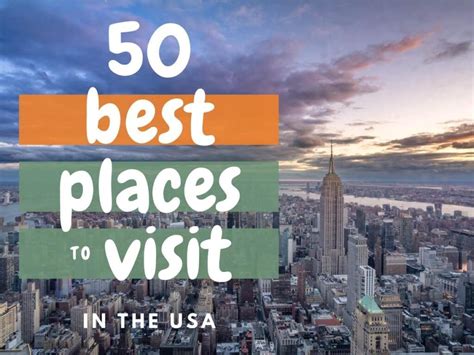 Best Places To Visit In Usa Bucket List Us Vacation Spots