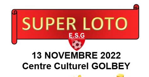 Super Loto De L Es Golbey Football Date Horaires Tarifs