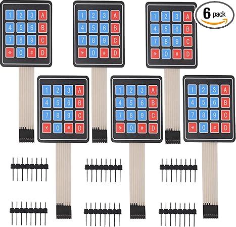 10PCS 4 X 4 Matrix Array 16 Key Membrane Switch Keypad Keyboard For