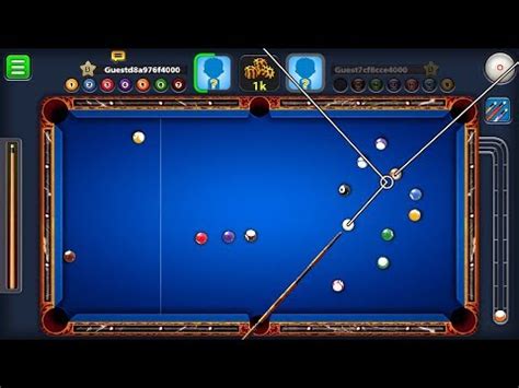 Como tener líneas largas en 8 ball pool segunda pa YouTube