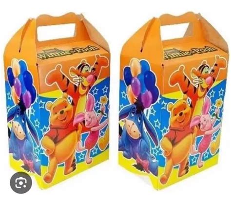 Winnie The Pooh 30 Cajas Dulceras Bolos Recuerdo Fiesta