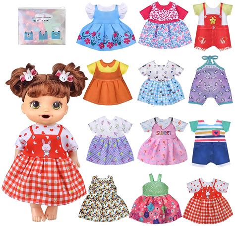 10 Baby Alive Clothes Sets