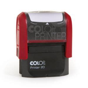 Cachet Personnalisable COLOP Printer 20 Format Empreinte 14 Mm X 38 Mm