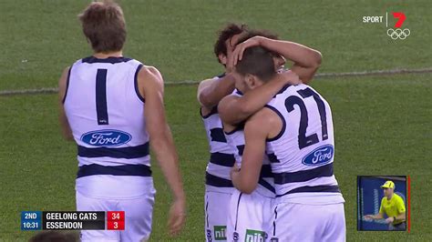 Round Afl Geelong Cats V Essendon Highlights Youtube