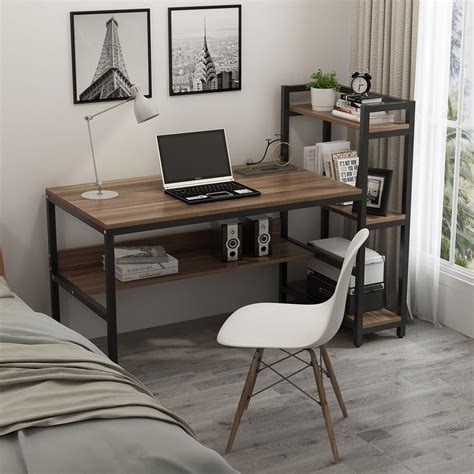 【MULTI-FUNCTIONAL 3 IN 1 DESK】: Compact design make this desk fits nicely in a small room and ...