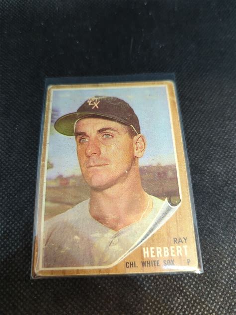 Topps Ray Herbert Chicago White Sox Ebay