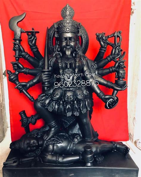 Plain Hindu Black Marble Mahakali Statue For Worship At Rs 55000 In Jaipur