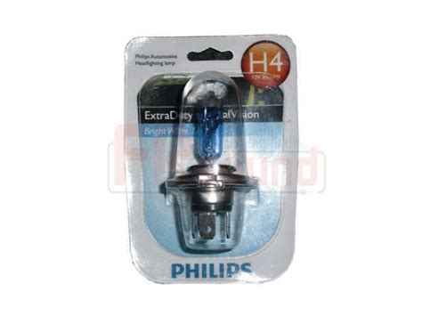 Lampada Philips Crystal Vision Moto H4 35 35w Extra Duty RM MOTO PEÇAS