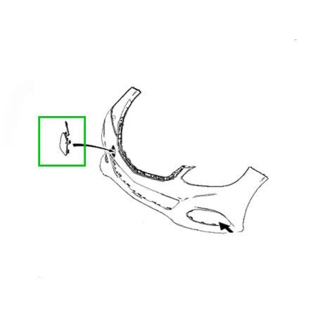 Cache Pare Chocs Avant Classe A Noir Mercedes Benz