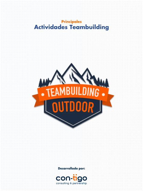 Pdf Principales Actividades Teambuilding Descripci N Din Mica